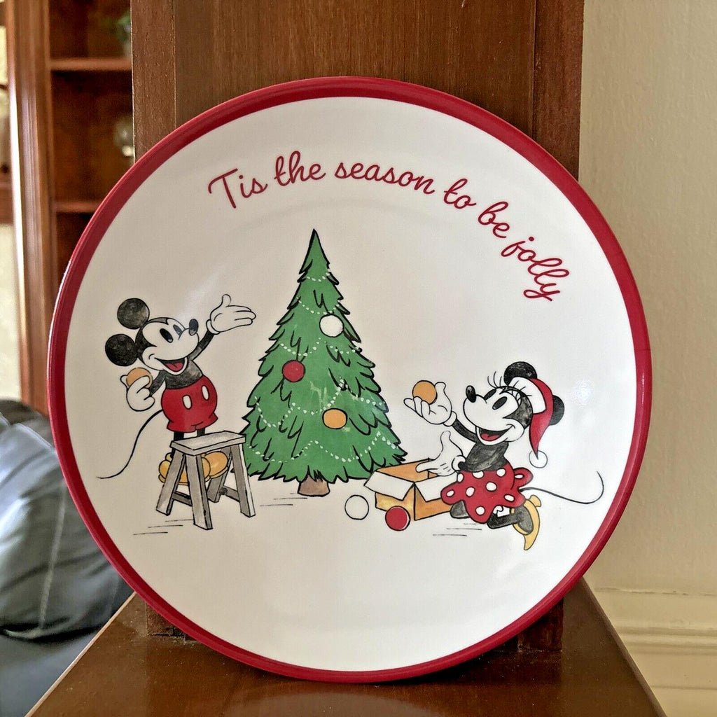 Pottery Barn Mickey Mouse Christmas disneyholiday PLATE CUP Party School gift n