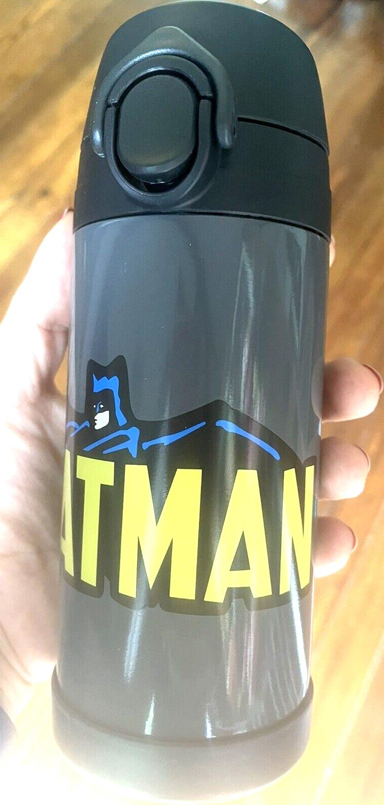 Pottery Barn School Disney Marvel BATMAN boy space pre k Travel water bottle ,