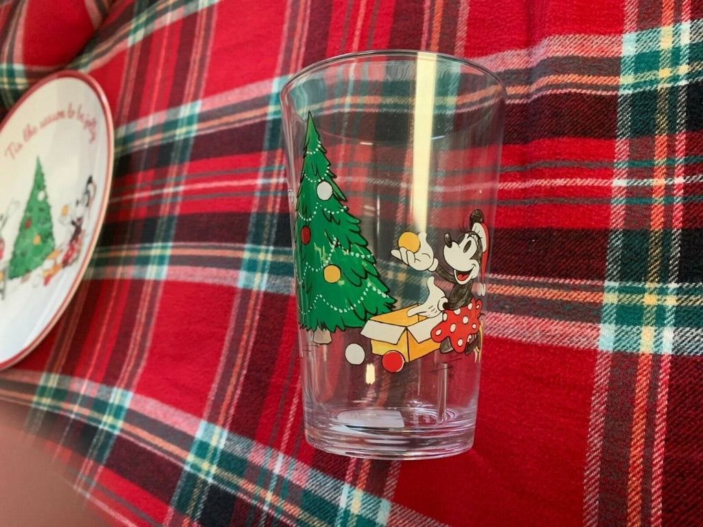Pottery Barn Mickey Mouse Christmas disneyholiday PLATE CUP Party School gift n