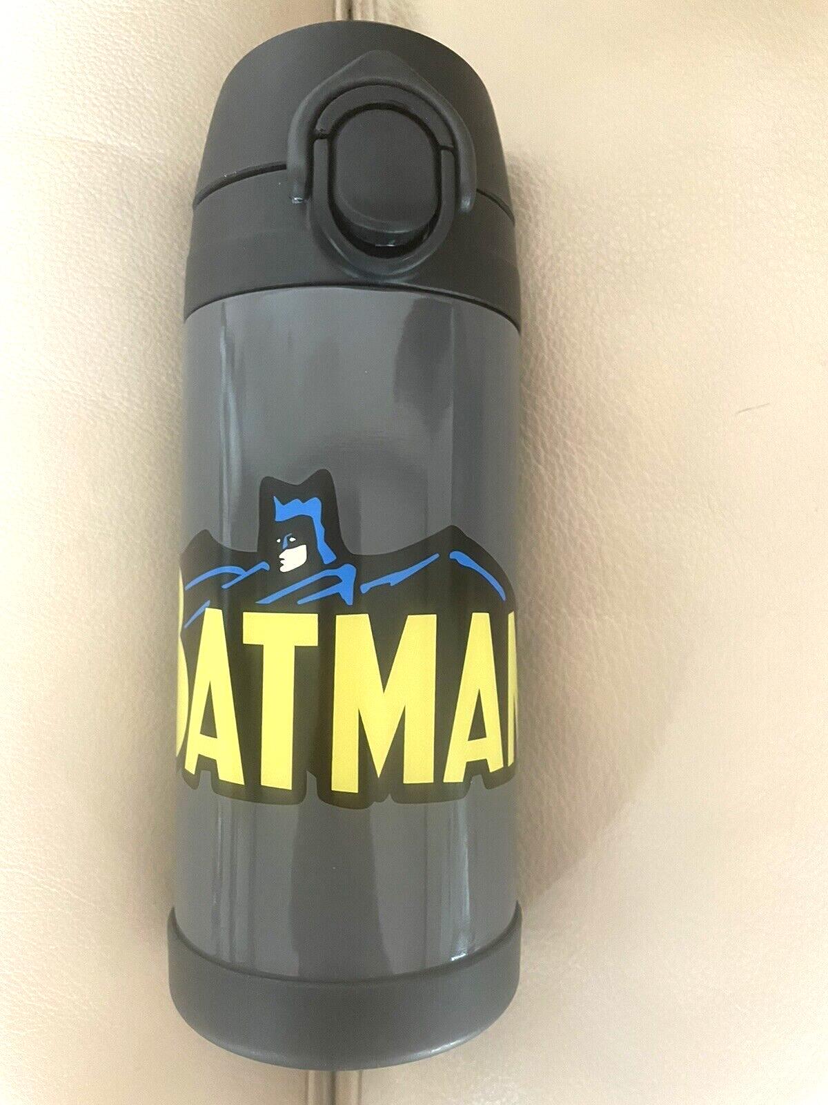 Pottery Barn School Disney Marvel BATMAN boy space pre k Travel water bottle ,