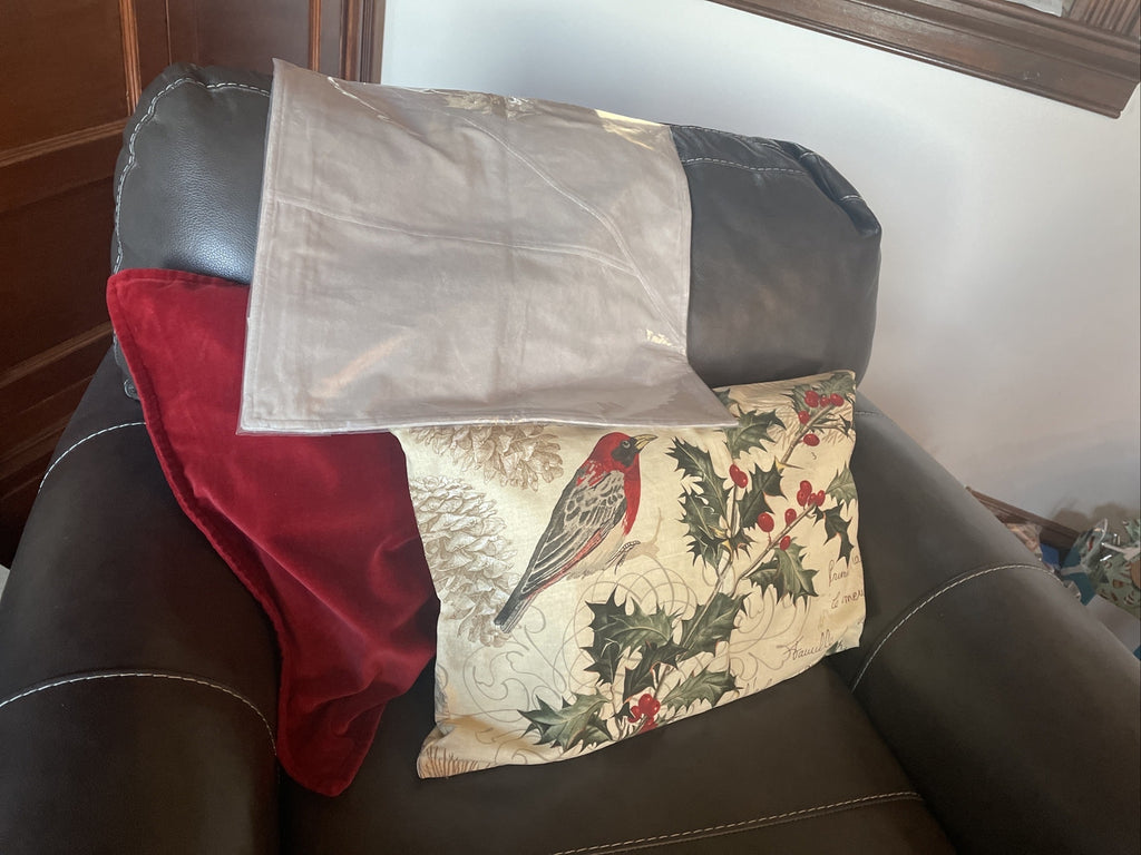 West Elm holiday Velvet Pillow cover sham Birthday Pottery barn gift 18" n