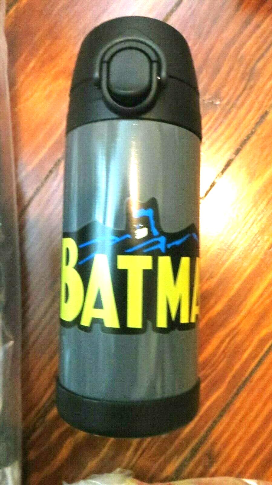 Pottery Barn School Disney Marvel BATMAN boy space pre k Travel water bottle ,