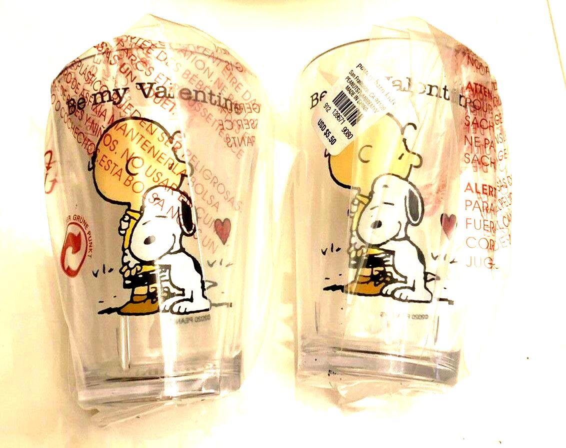 Snoopy Disney Pottery Barn Peanuts Cup school gift dog birthday holiday SET 2 ]