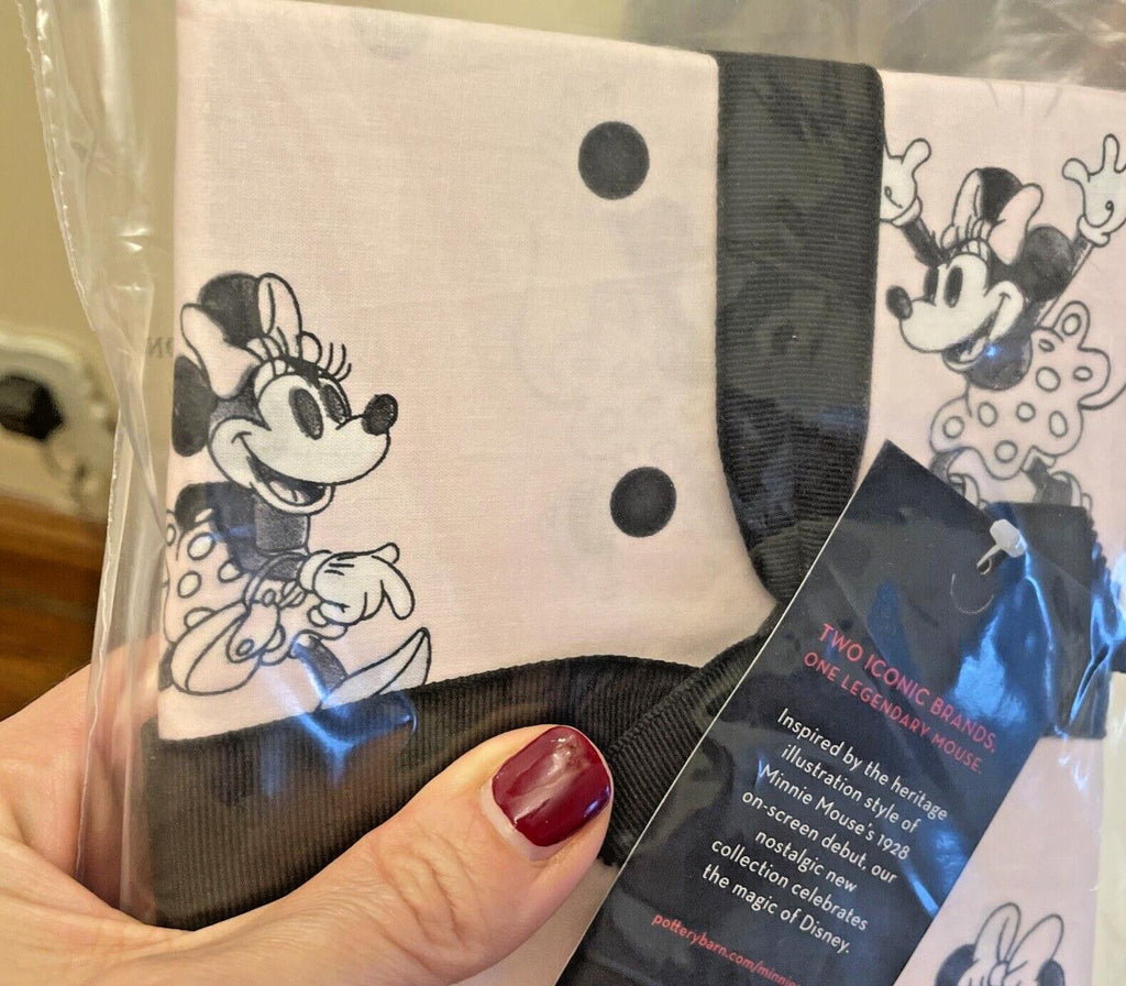 Disney Pottery Barn Mickey Minnie Mouse pillowcase gift Birthday KID SET 2 ?? y