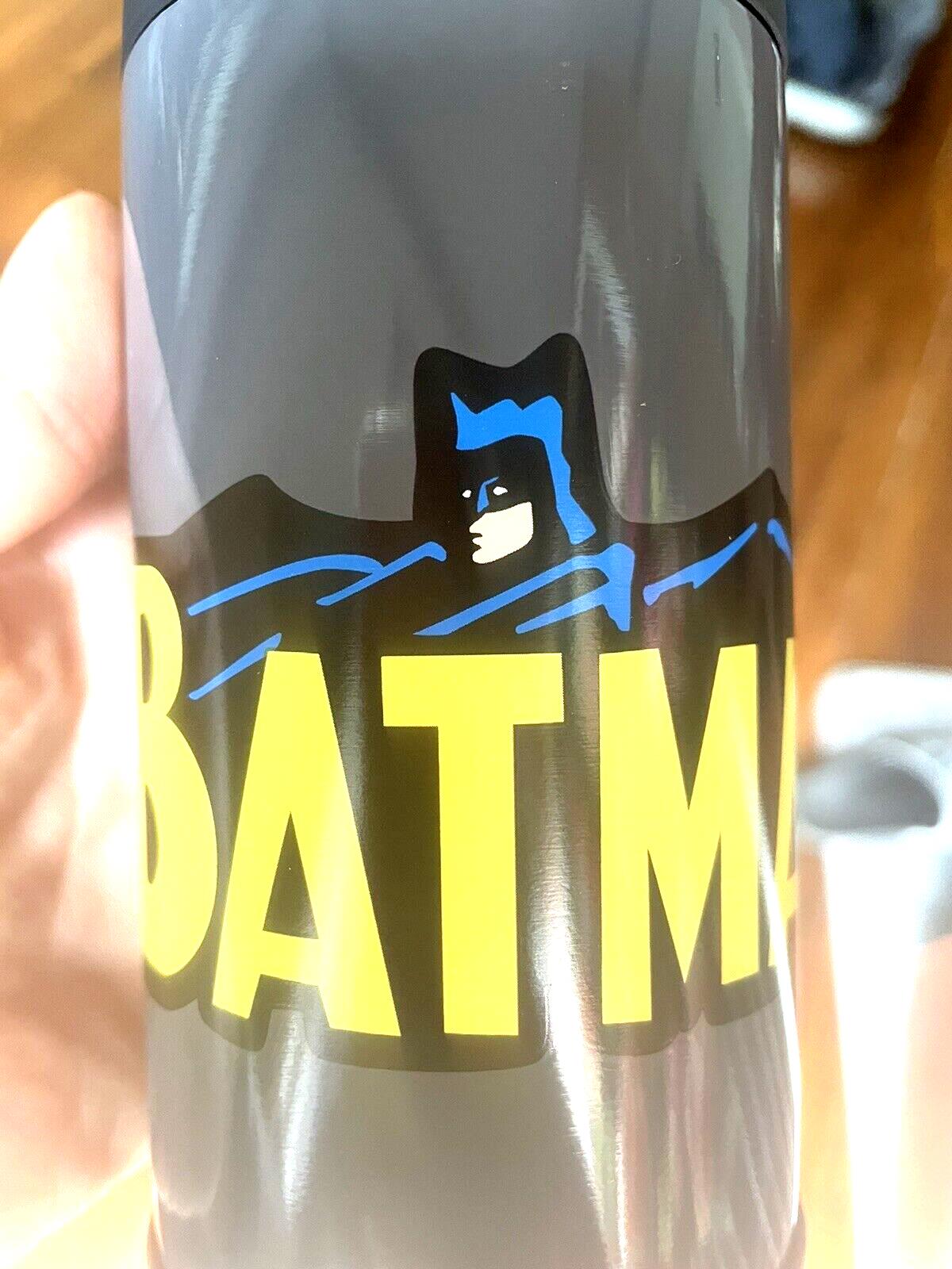 Pottery Barn School Disney Marvel BATMAN boy space pre k Travel water bottle ,