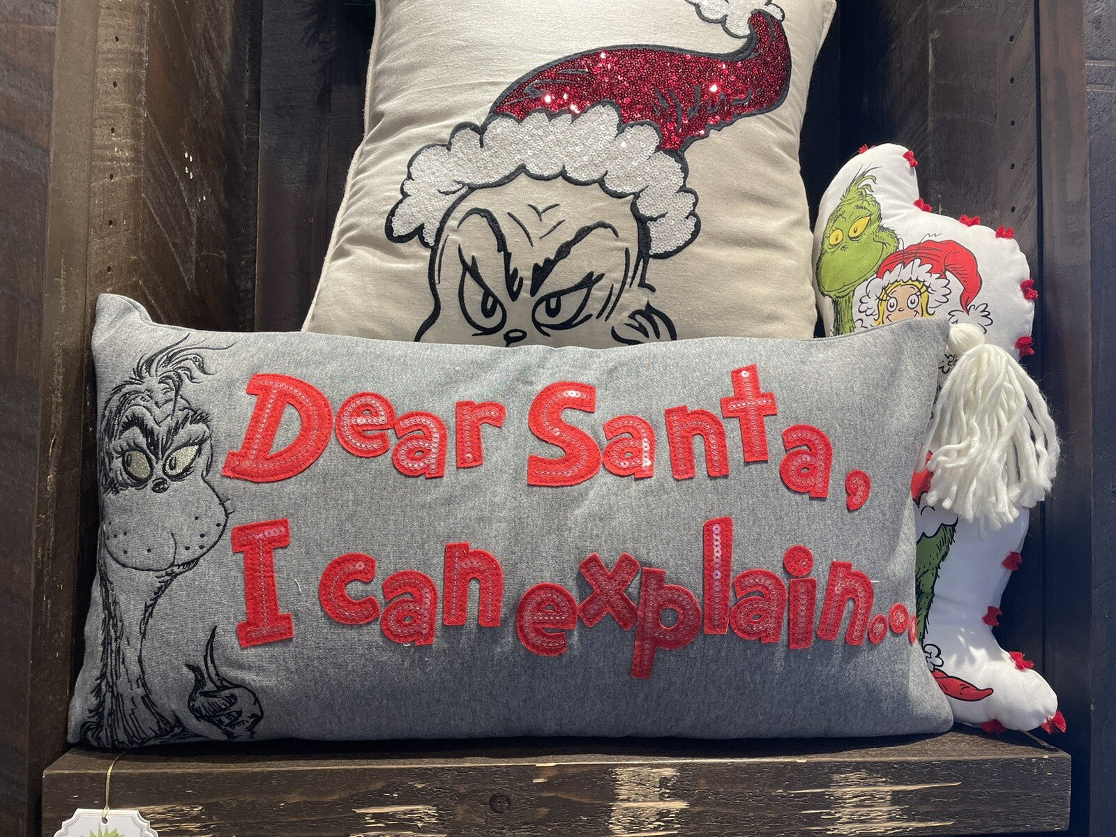 pottery barn GRINCH holiday Christmas Seuss pillow cover sham party Disney -