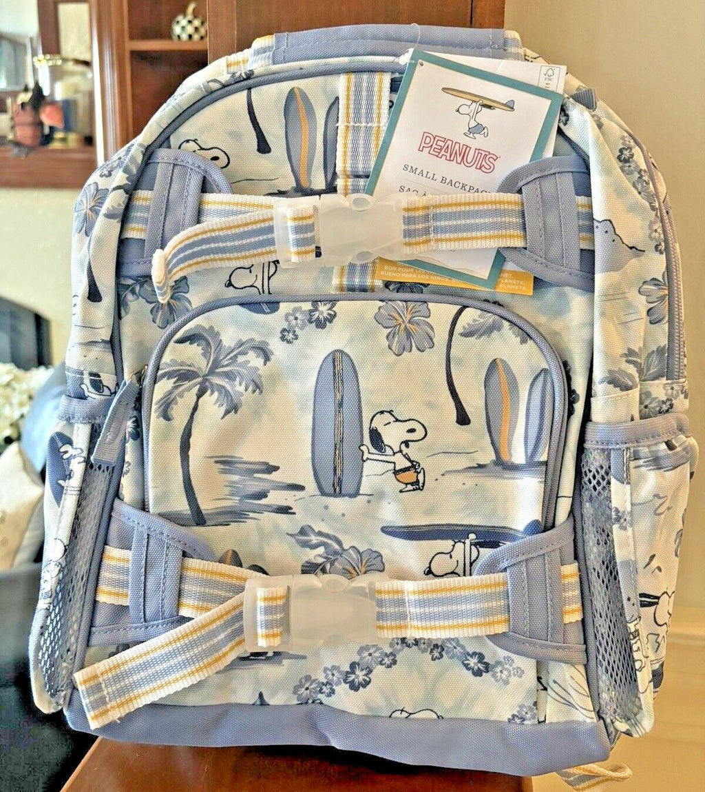 Pottery Barn school SNOOPY Disney Backpack Peanuts beach Travel bag pre k kid e.