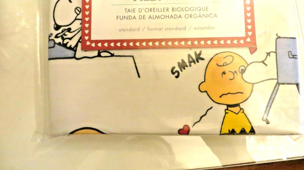 Snoopy Pottery Barn Valentine Heart PILLOW SHAM PEANUTS holiday disney kid -