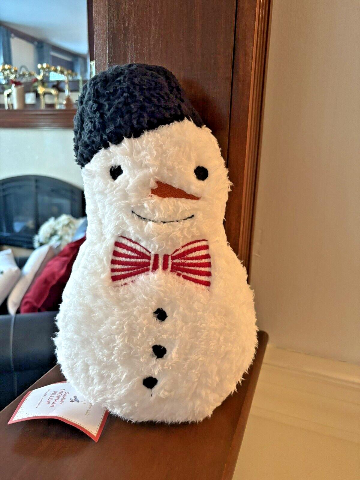 Disney Pottery Barn Snowman Christmas pillow Seuss Holiday Gift party boy girl `