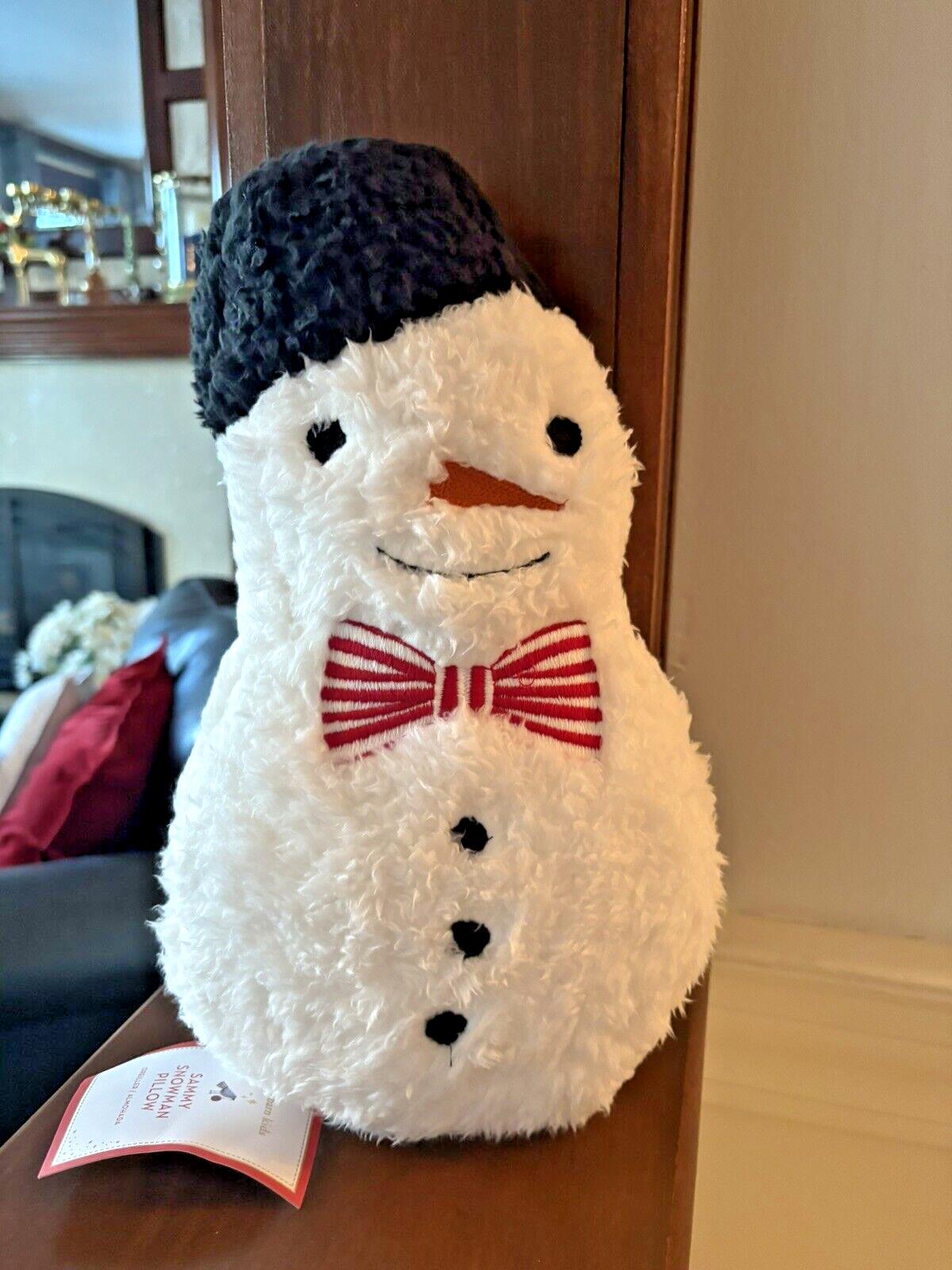 Disney Pottery Barn Snowman Christmas pillow Seuss Holiday Gift party boy girl `