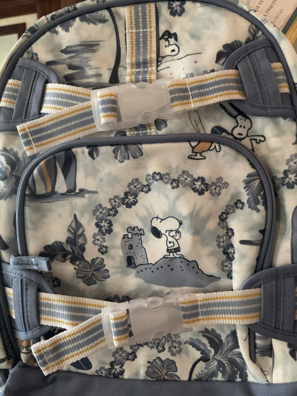 Pottery Barn school SNOOPY Disney Backpack Peanuts beach Travel bag pre k kid e.