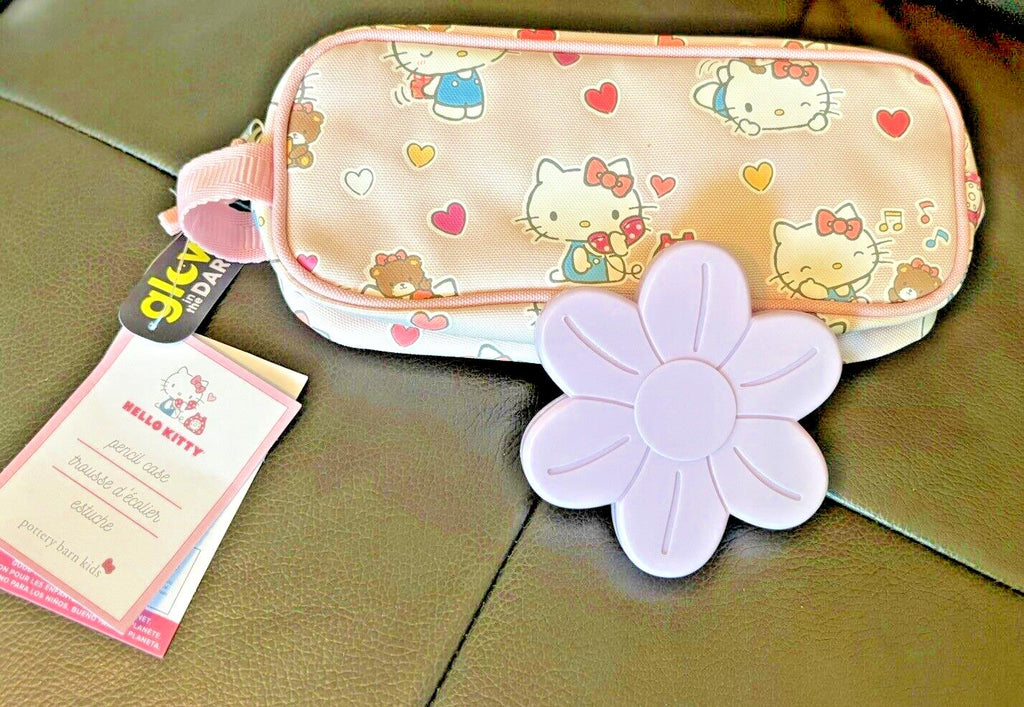 Pottery Barn Hello Kitty School girl Pencil case+ Ice bag Gift set girl pre k ??
