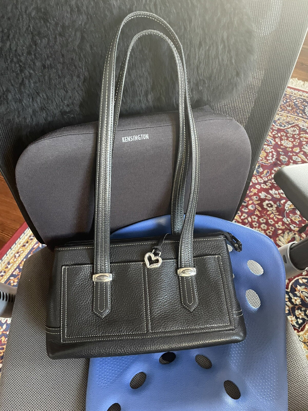 Brighton Purse handbag Black Silver Holiday Gift Girl Bag Party mom $300+  -
