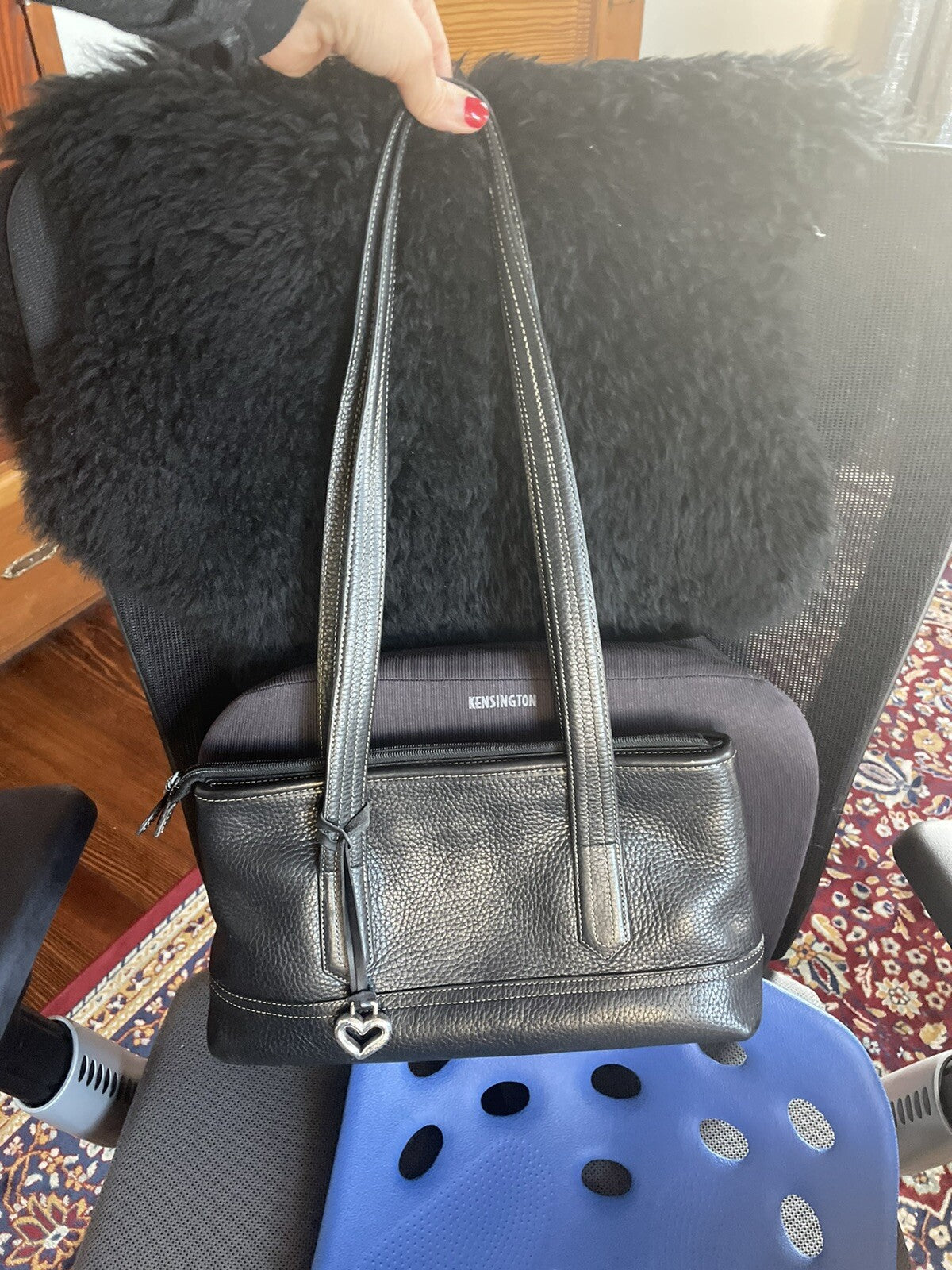 Brighton Purse handbag Black Silver Holiday Gift Girl Bag Party mom $300+  -