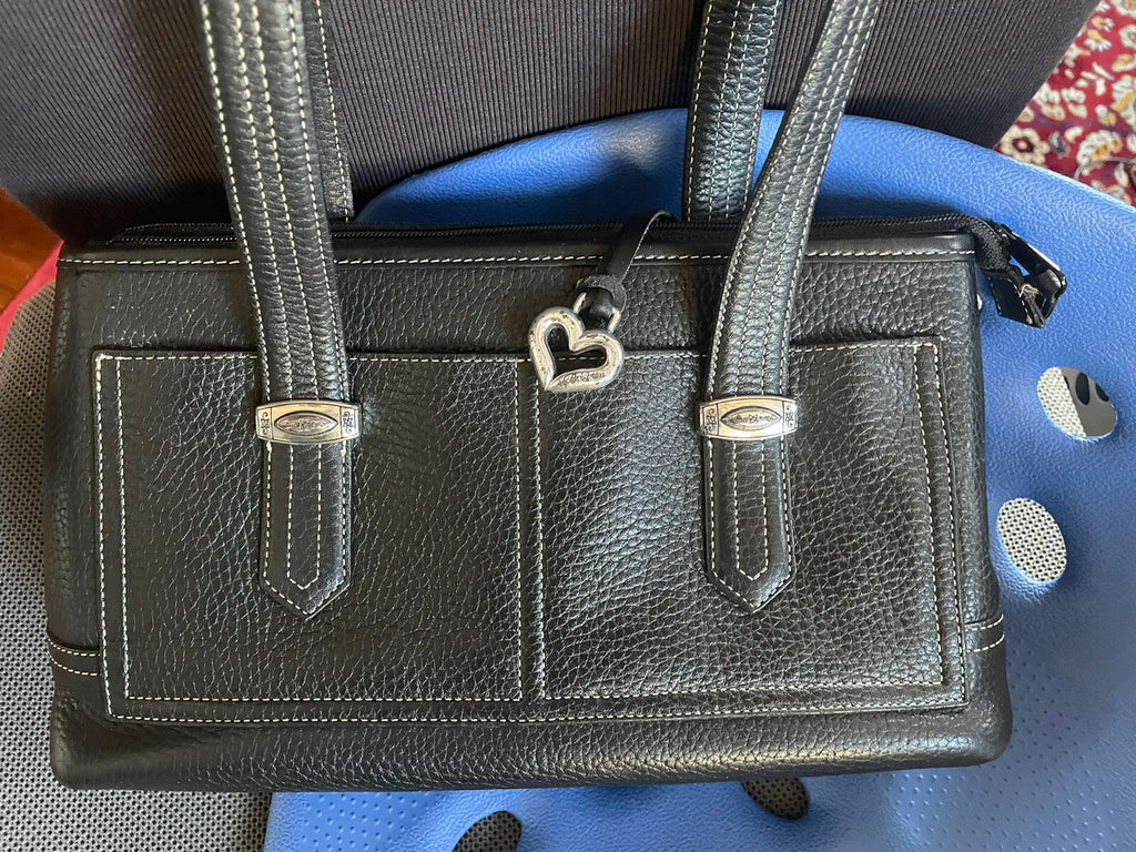 Brighton Purse handbag Black Silver Holiday Gift Girl Bag Party mom $300+  -