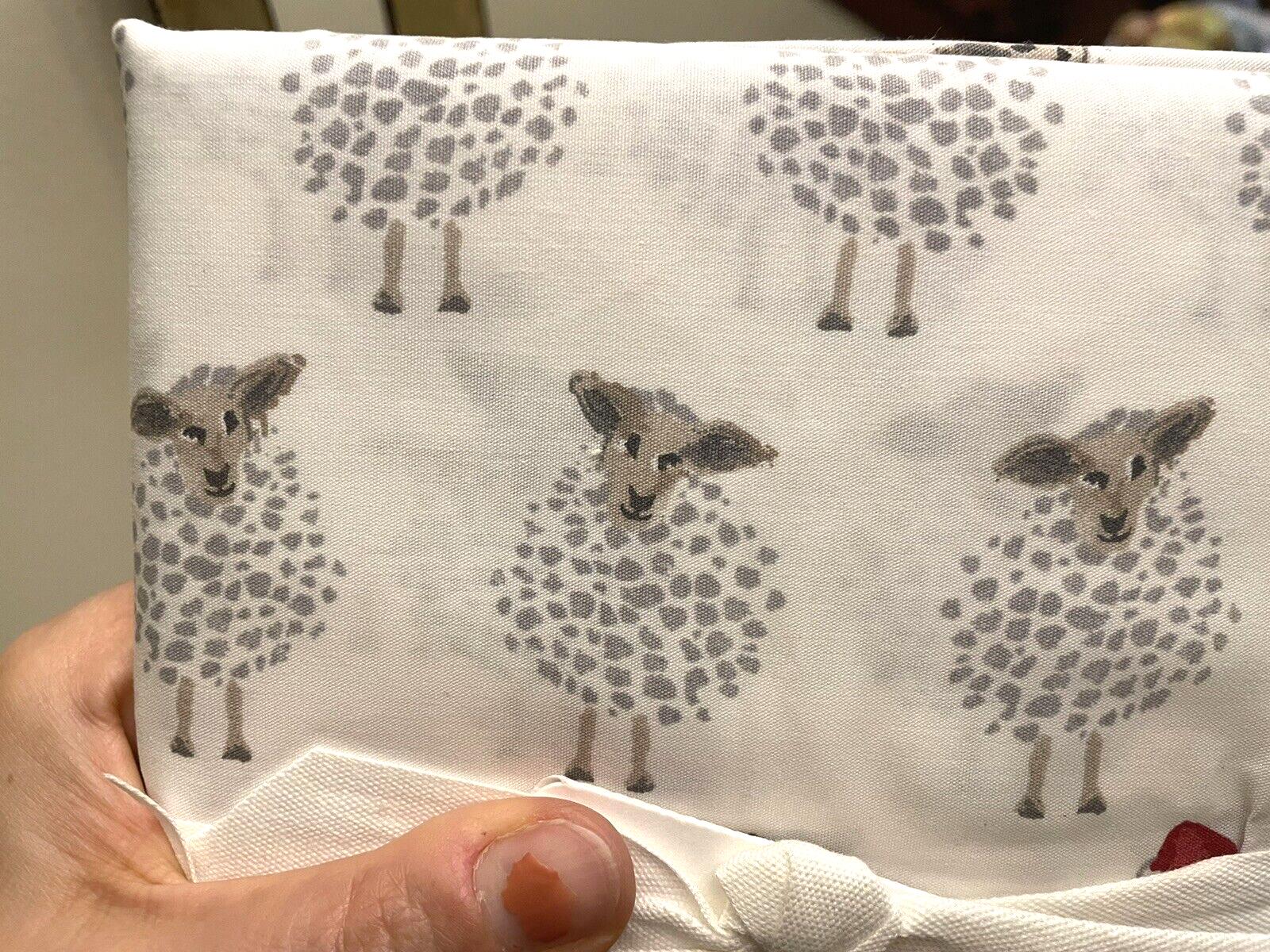 pottery barn Holiday Pillowcase KING Sheep Birthday Christmas Disney Gift SET 2y