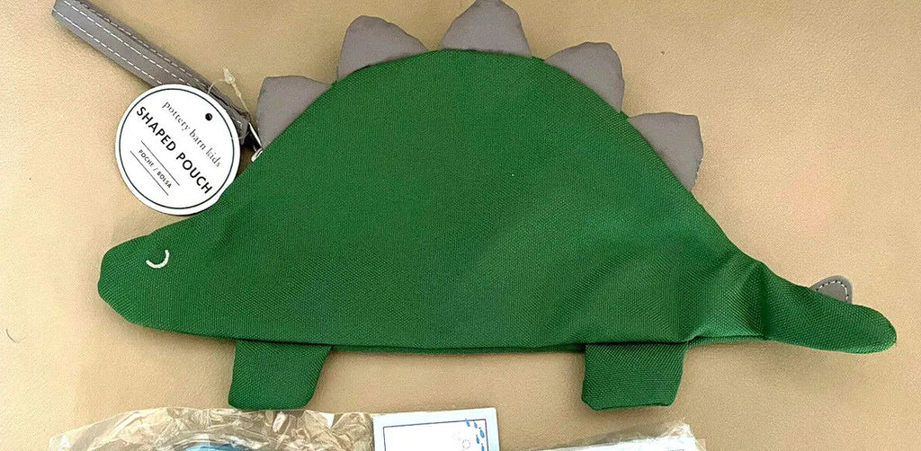 Pottery barn school disney Dinosaur Pencil case Bag Pre K Jurassic Boy gift "