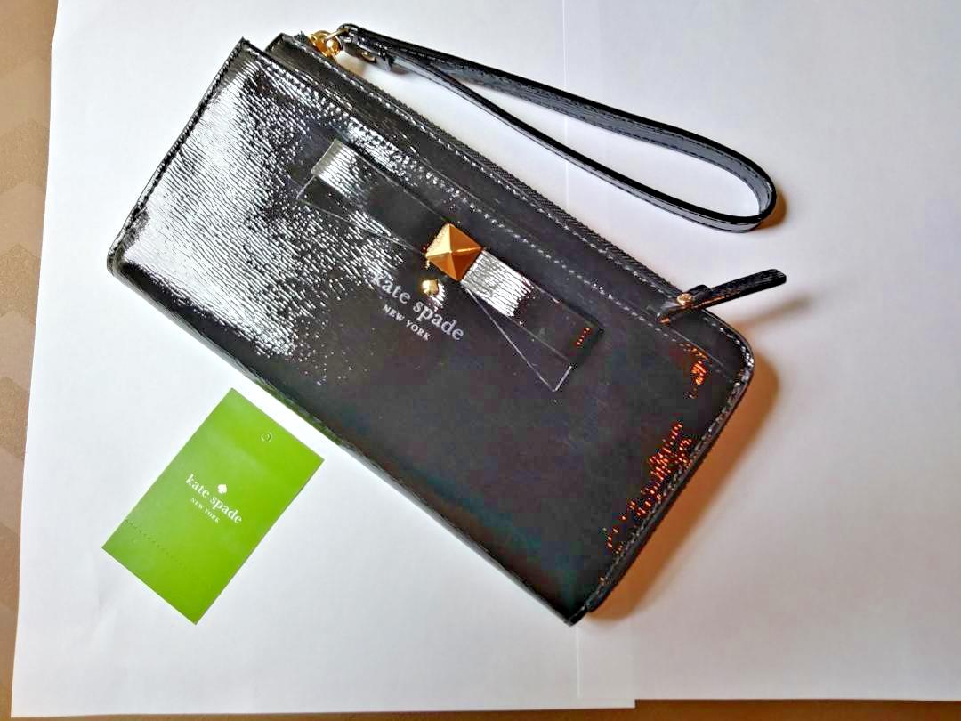 Kate Spade Disney bow wallet wristlet bag purse holiday gift party mom $229 -