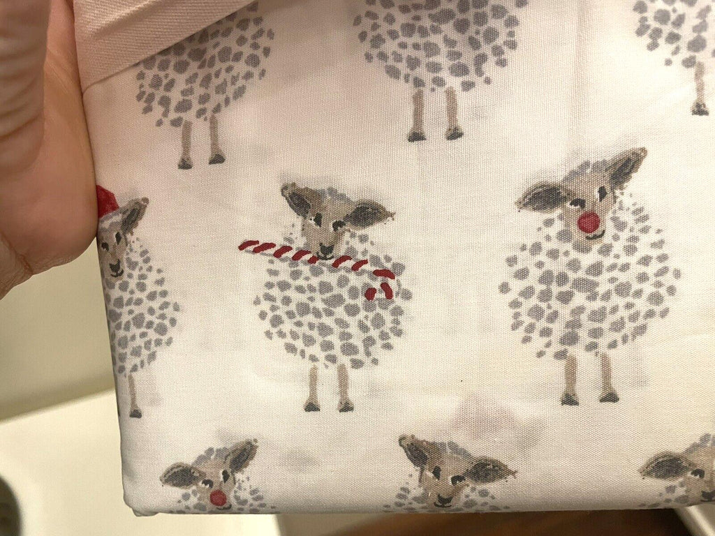pottery barn Holiday Pillowcase KING Sheep Birthday Christmas Disney Gift SET 2y