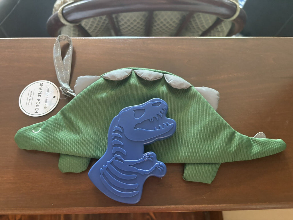 Pottery barn school disney Dinosaur Pencil case Bag Pre K Jurassic Boy gift "