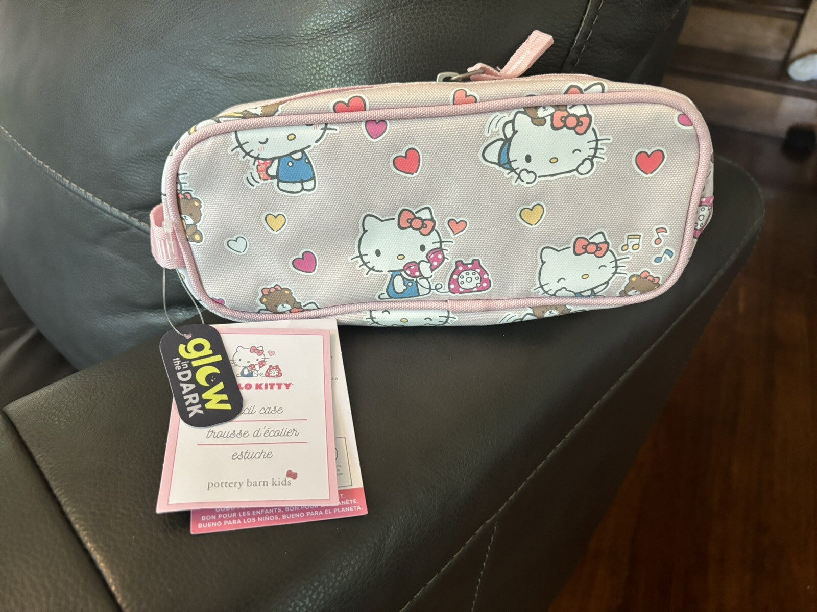 Pottery Barn Hello Kitty School girl Pencil case+ Ice bag Gift set girl pre k ??