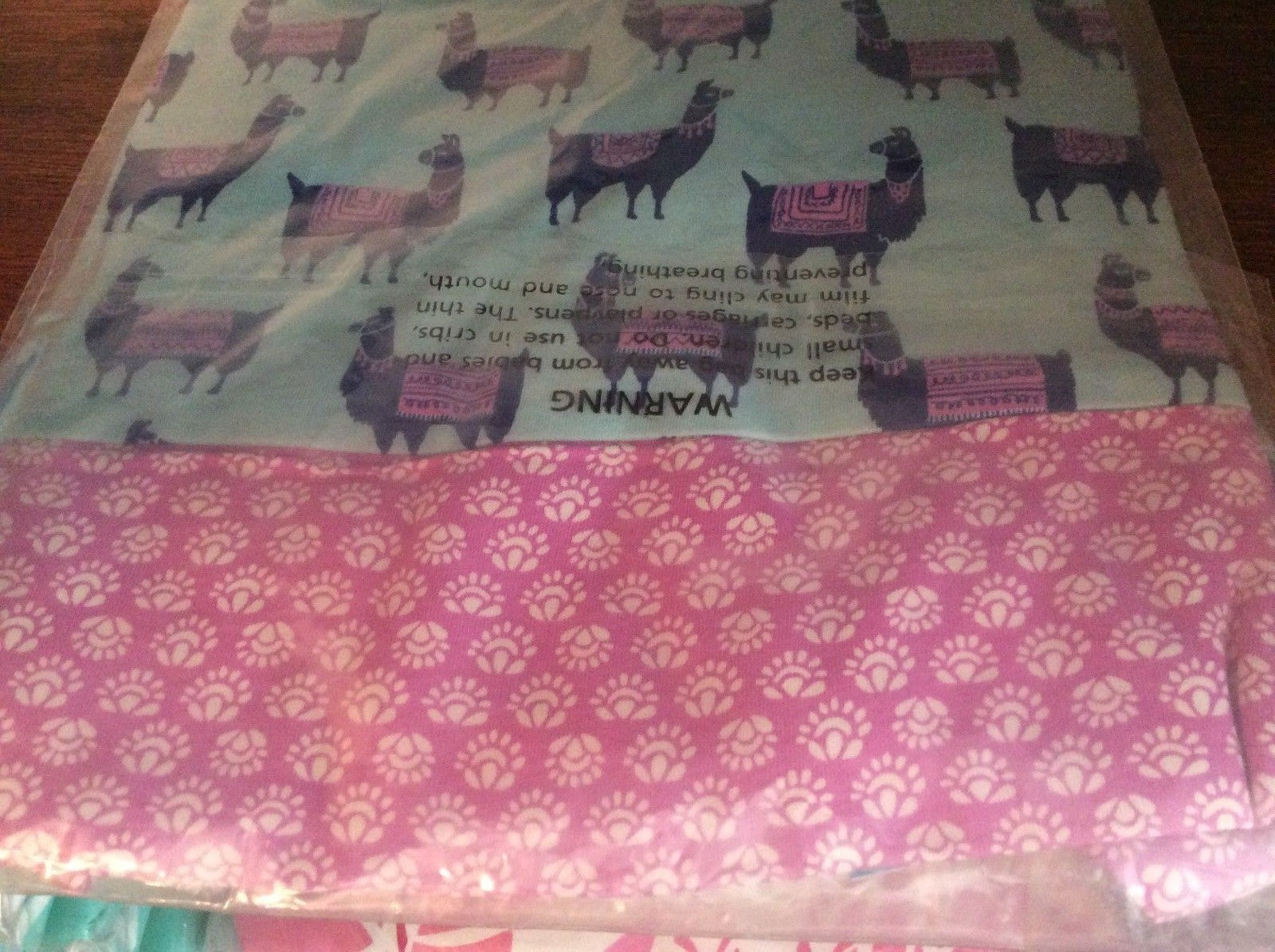 Garnet Hill Holiay pajama pj Disney Llama SLEEP Gown gift party girl ?? a
