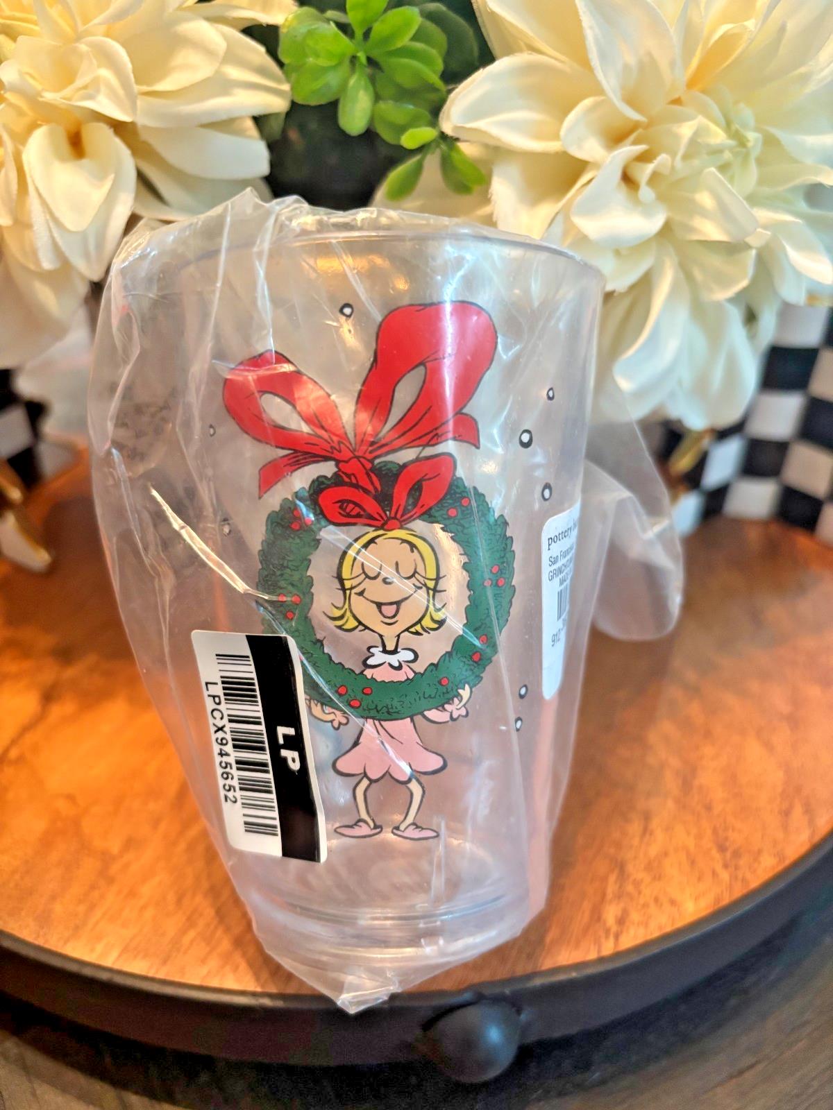 Disney school Pottery Barn GRINCH Christmas Cup holiday gift Dr Seuss party n