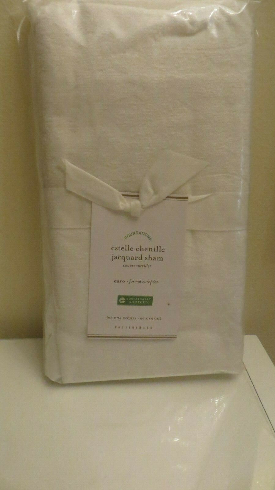 Disney Pottery Barn Pillow SHAM holiday white euro princess teen gift school =