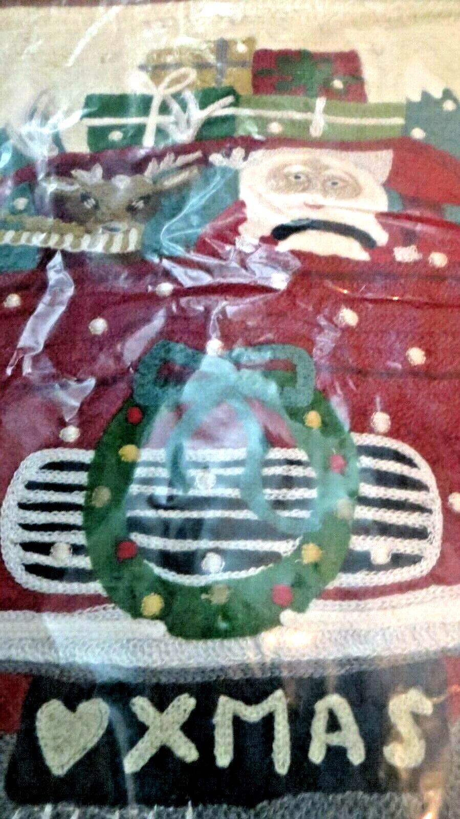 Pottery Barn Disney Holiday Pillow Sham Car party gift Santa Rudolph kid $119 ,