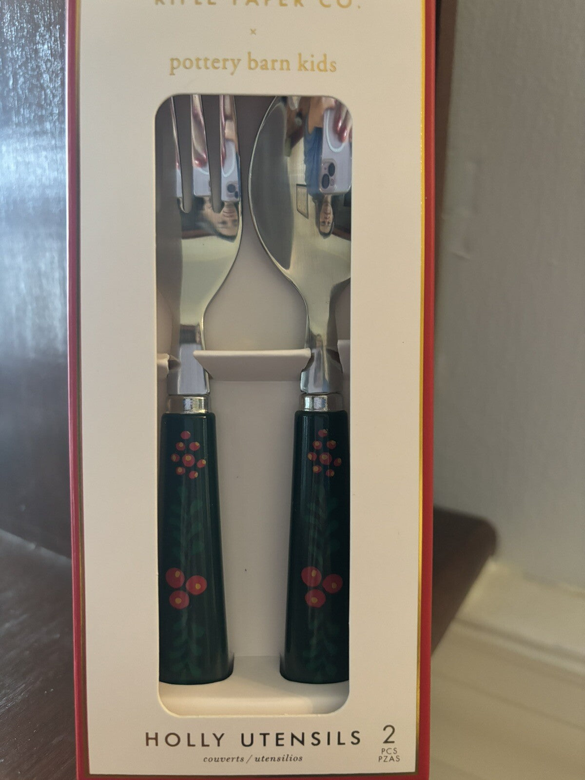 Disney Pottery Barn kids Utensil Set School Nutcracker Christmas Party Holiday `