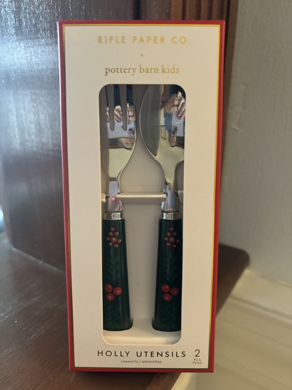 Disney Pottery Barn kids Utensil Set School Nutcracker Christmas Party Holiday `