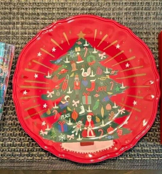 Pottery Barn PLATE holiday Nutcracker 12 Days Christmas party kid Disney SET 4 `