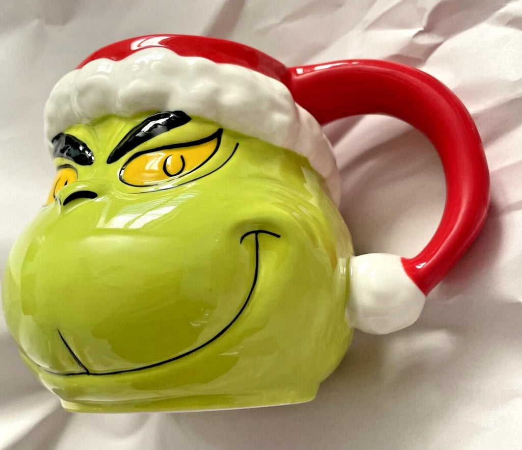 Grinch Mug Disney Christmas holiday sonoma pottery barn Party Disney Santa kid "