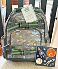 Pottery Barn Disney STAR WARS travel BACKPACK Grogu Mandalorian Jedi Solo boy .