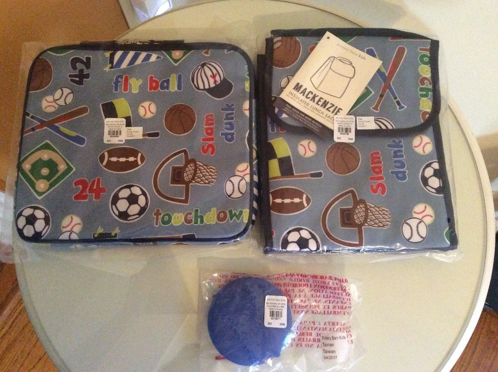 Disney Disney Pottery Barn LUNCH BOX BAG +BAG+ sport soccer baseball travel ,