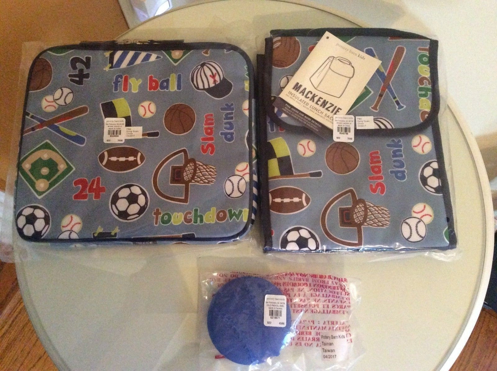 Disney Disney Pottery Barn LUNCH BOX BAG +BAG+ sport soccer baseball travel ,