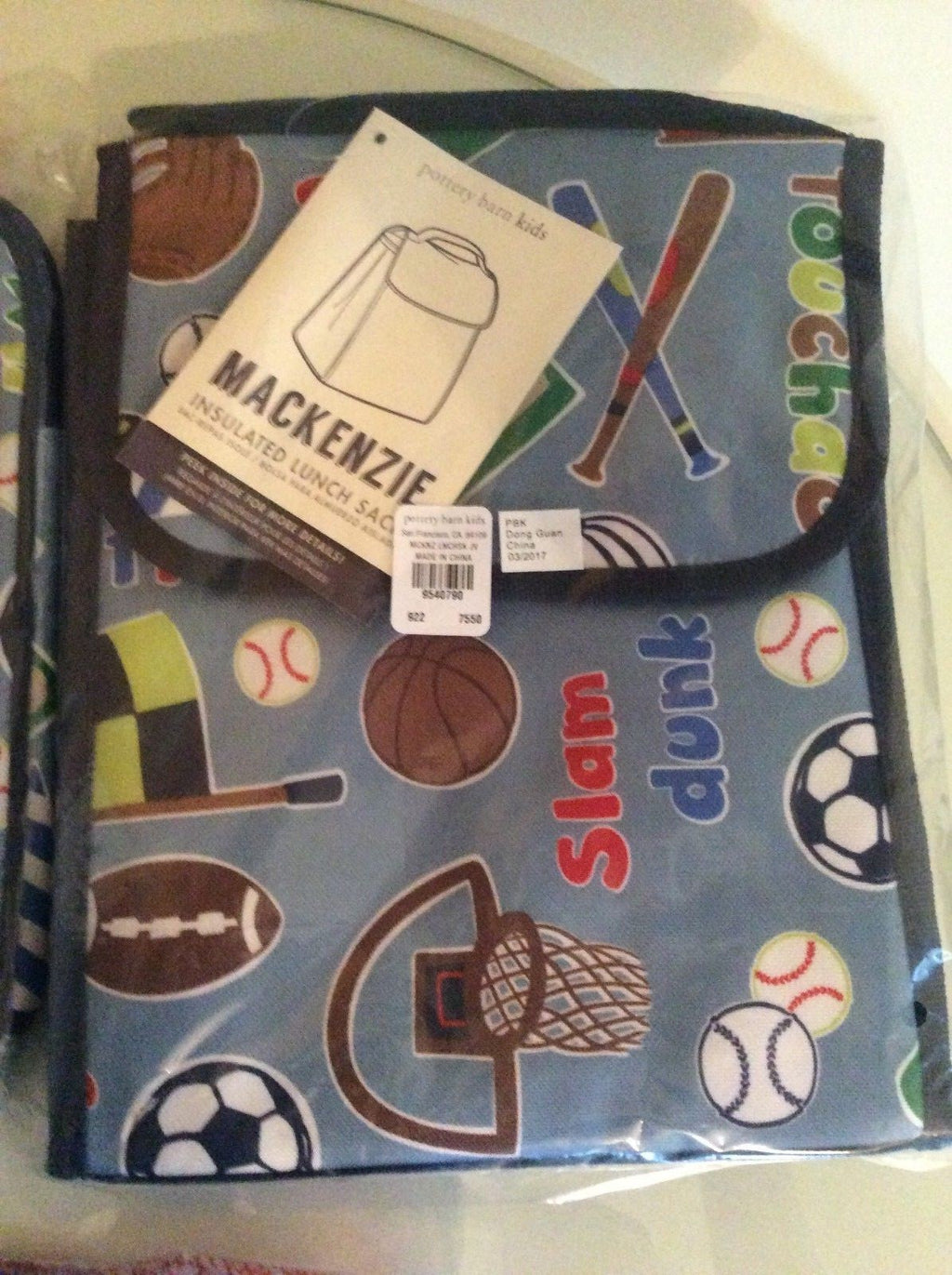 Disney Disney Pottery Barn LUNCH BOX BAG +BAG+ sport soccer baseball travel ,