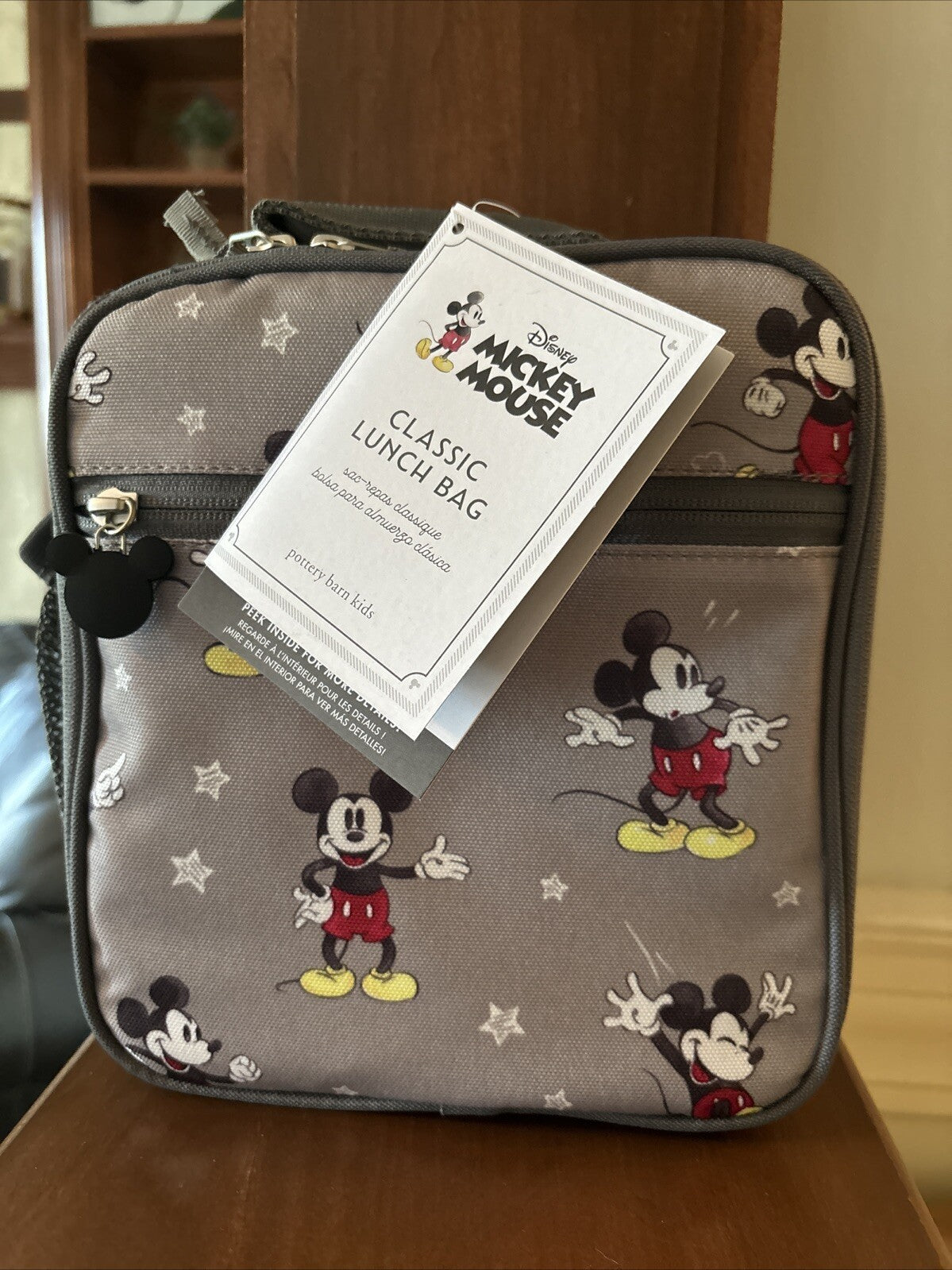 Pottery barn School Lunch box disney MICKEY MOUSE holiday gift Birthday kid ]