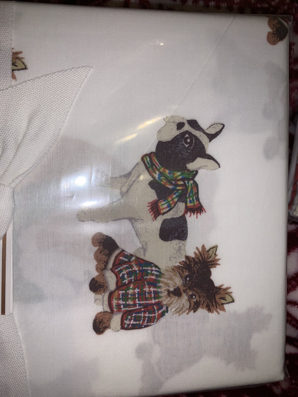 Pottery Barn Christmas holiday gift dog party pillowcase SET 2 Disney Birthday =