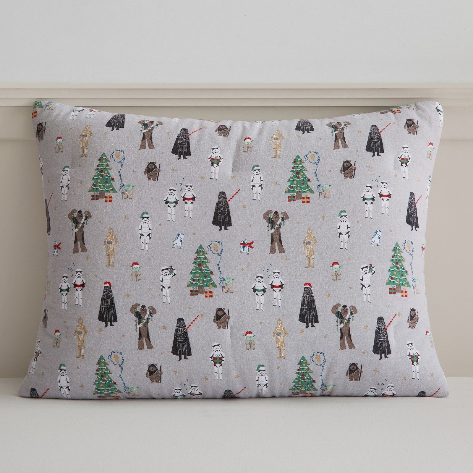 Pottery Barn Christmas Disney Star Wars Solo PILLOW SHAM holiday gift space `