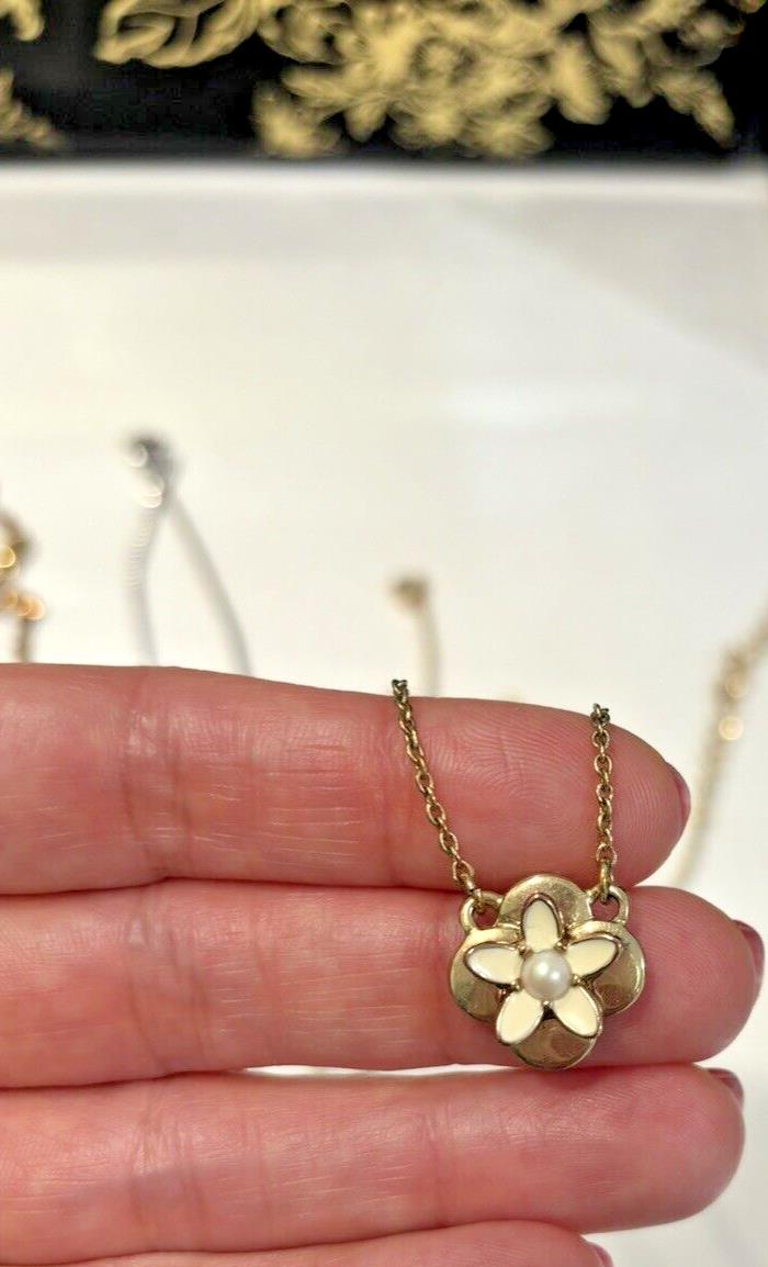 Kate Spade Necklace Jewelry Birthday GIFT gold silver holiday snowman $300 "
