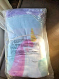 Pottery barn kid UNICORN RAINBOW hooded bath Beach towel pool wrap cover up ?? -