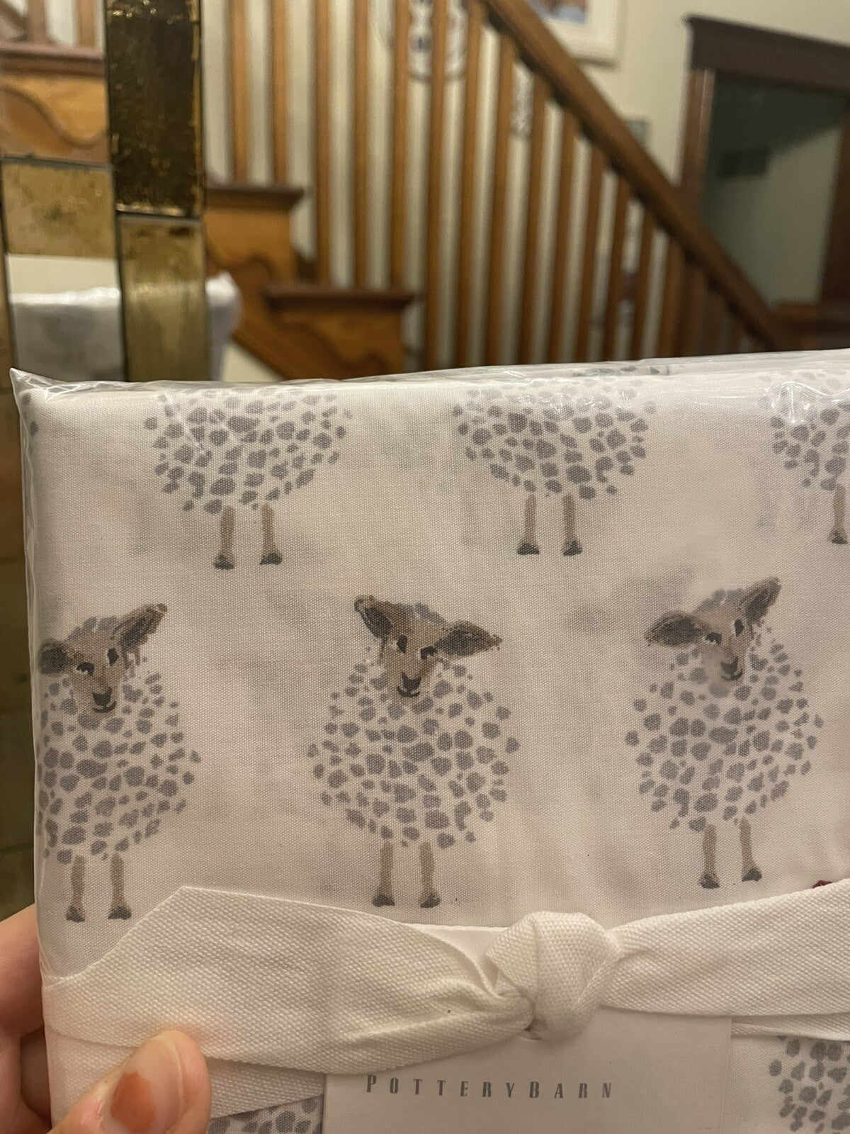 pottery barn Holiday Pillowcase KING Sheep Birthday Christmas Disney gift SET `