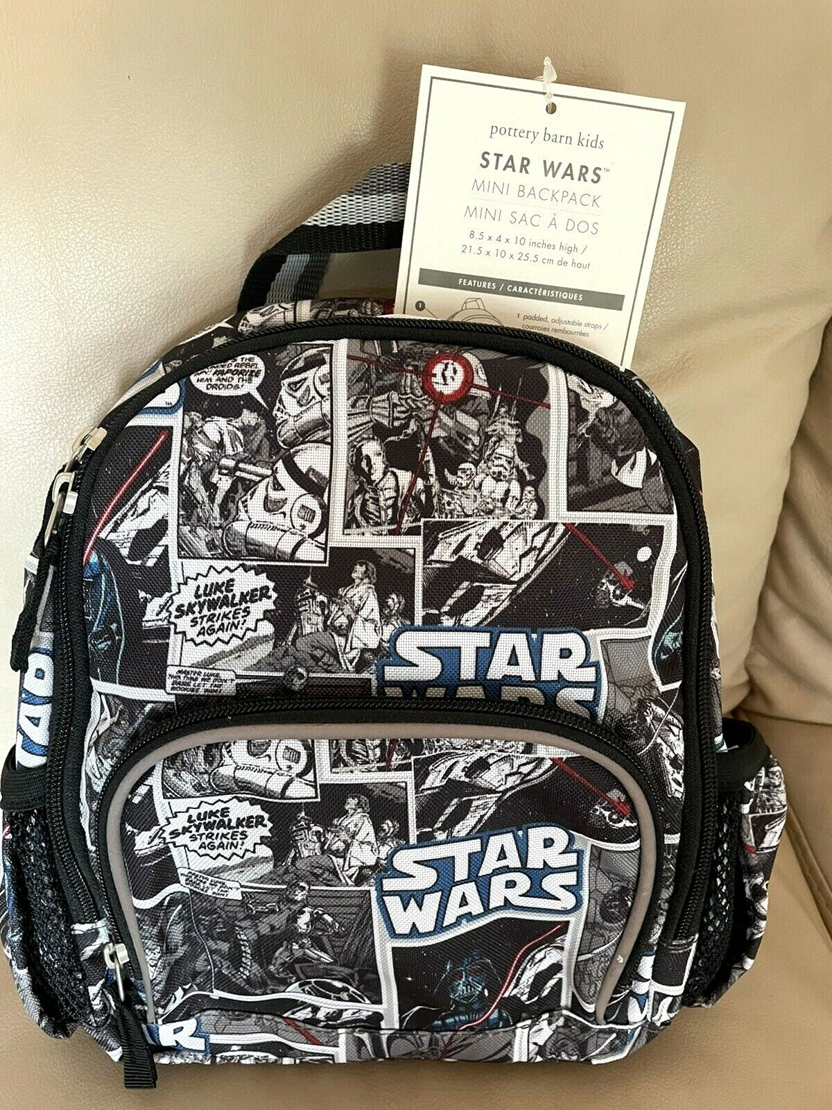 School Pottery Barn Disney Star Wars BACKPACK Darth Vader Mini Pre-k boy ??kid .