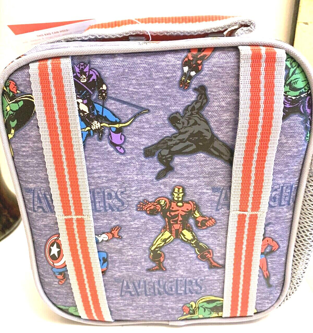 school Pottery Barn Marvel avengers Iron Man Thor Lunch BAG Disney Comic Boy -h