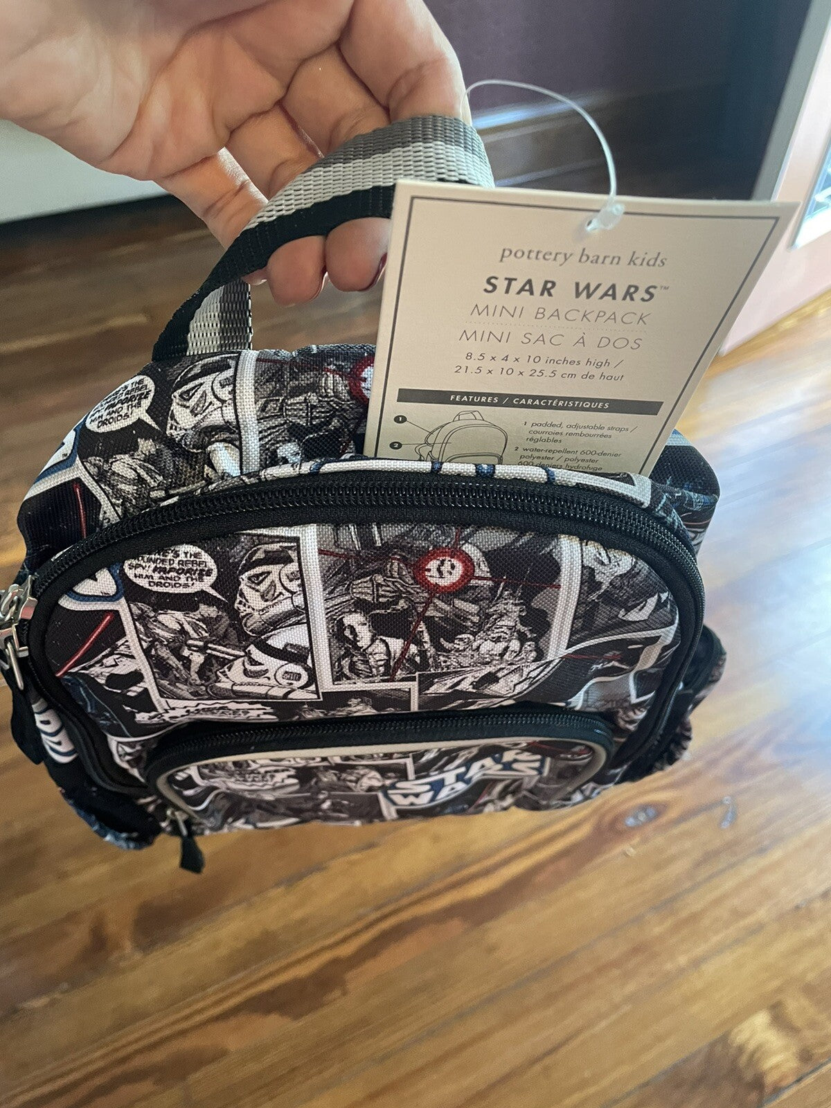 School Pottery Barn Disney Star Wars BACKPACK Darth Vader Mini Pre-k boy ??kid .