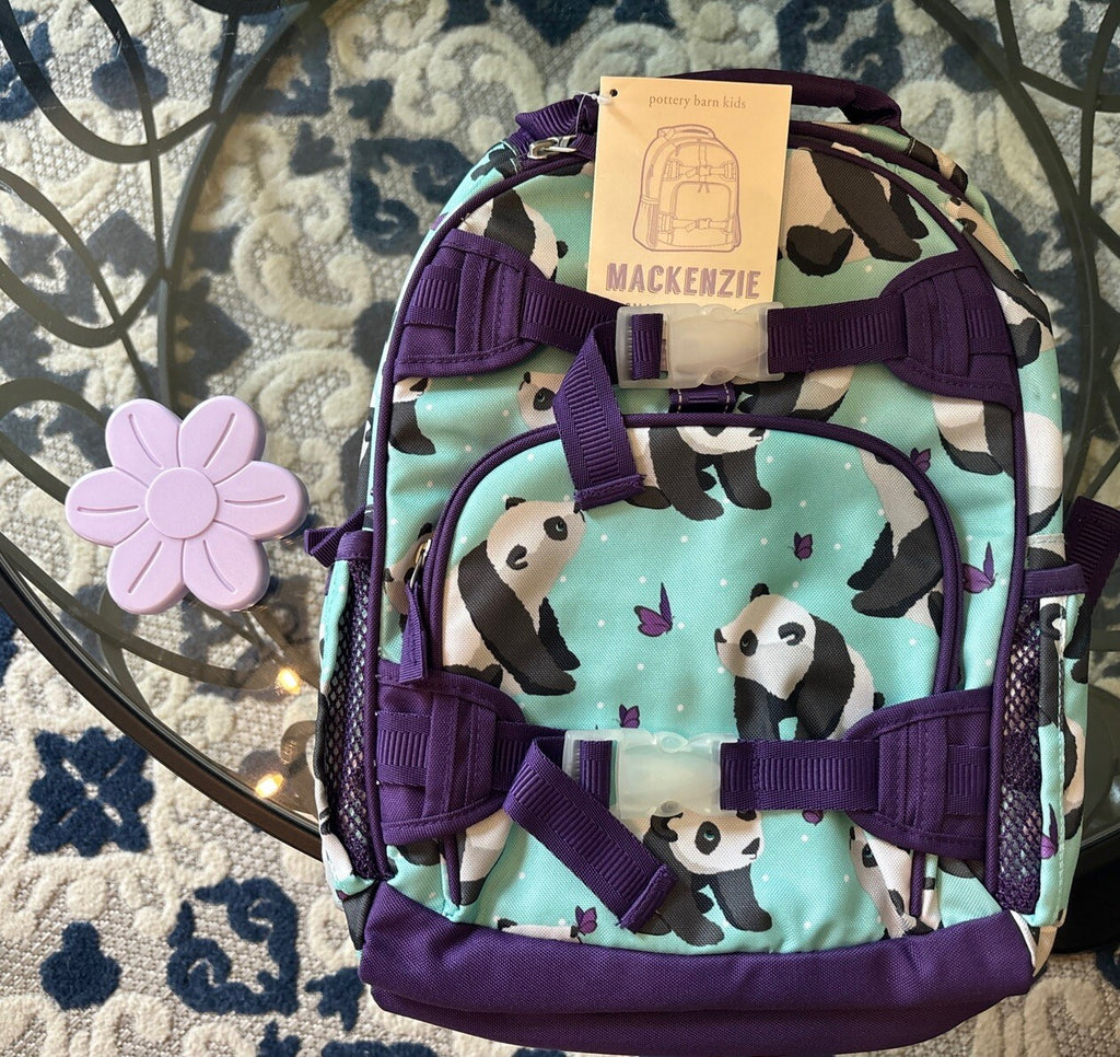 School Pottery barn Disney backpack water Travel girl set panda rainbow Flower n