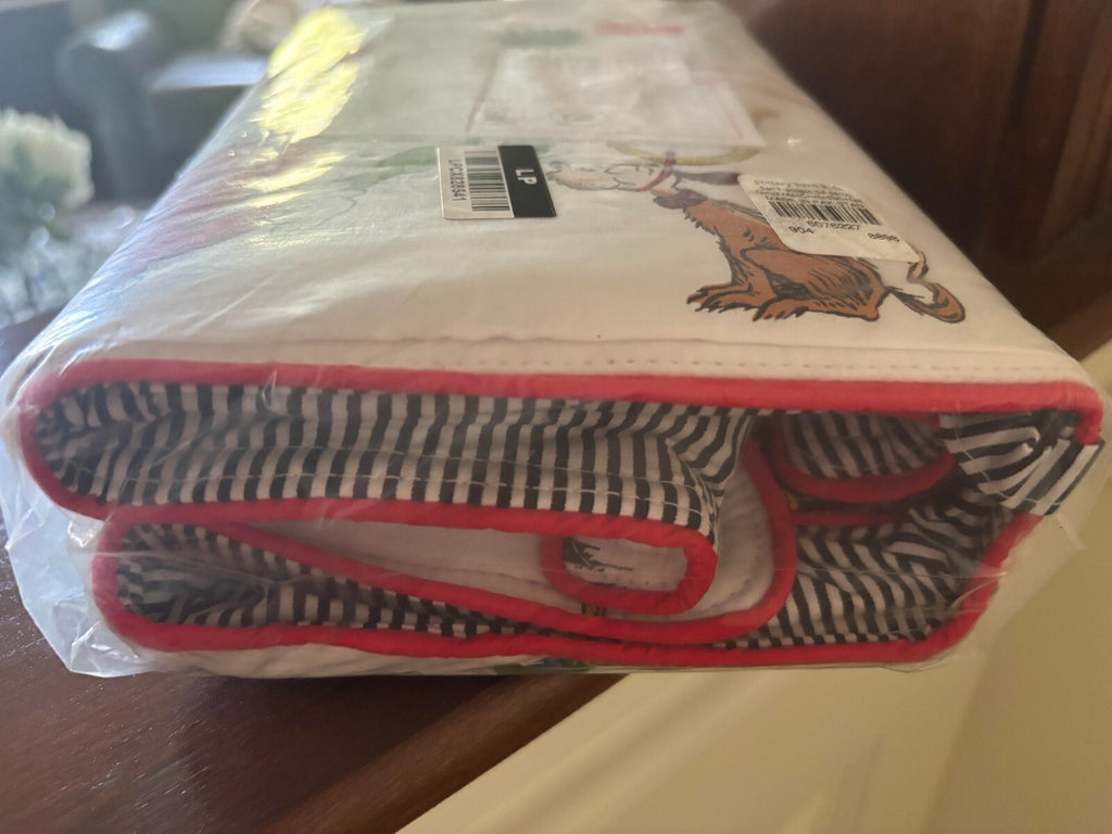 Pottery Barn Christmas Grinch Max pillow Sham Dr Seuss Holiday Gift party kid .