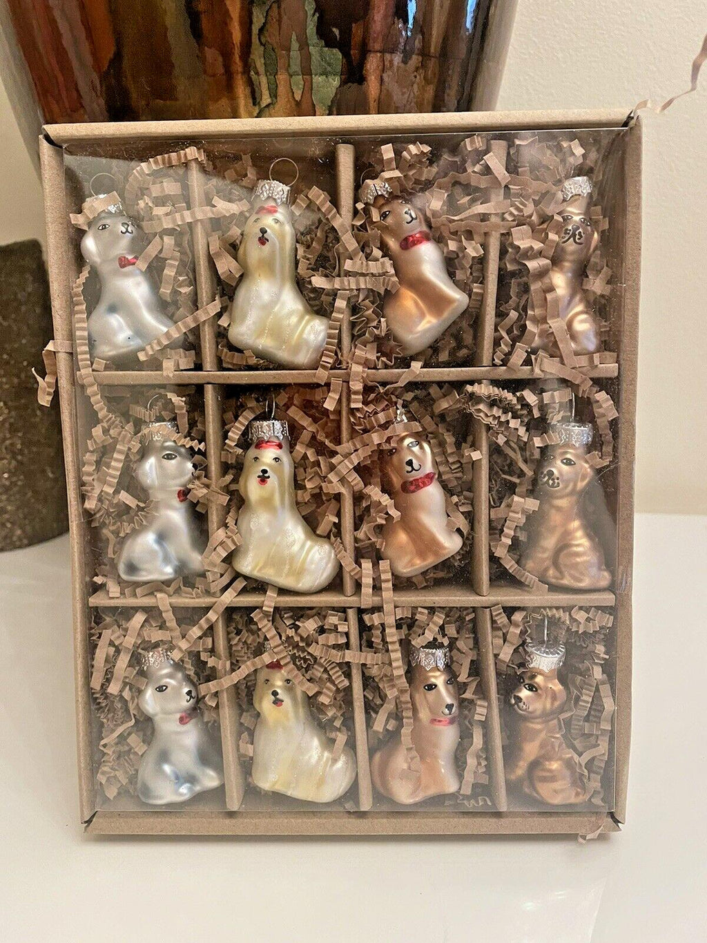 pottery barn holiday ornament Christmas dog gift school party disney SET 12 ]