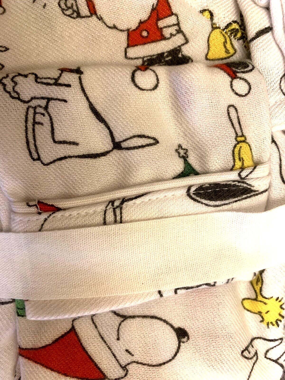 Pottery Barn SNOOPY holiday Disney Pajama sleep set pj SIZE 2 shirt pants kid `